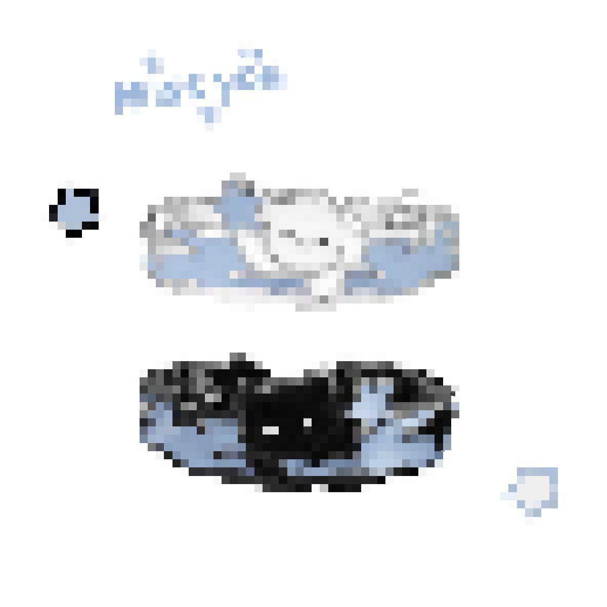Snow Star Picking Kitten Puppy Couple Style Opening Ring
