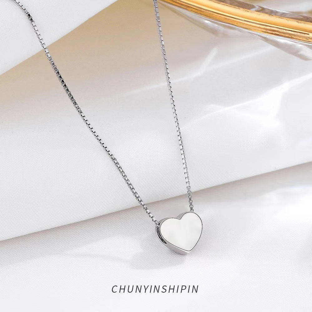 Female Niche Temperamental Three-dimensional Love Jequirity Bean Necklaces