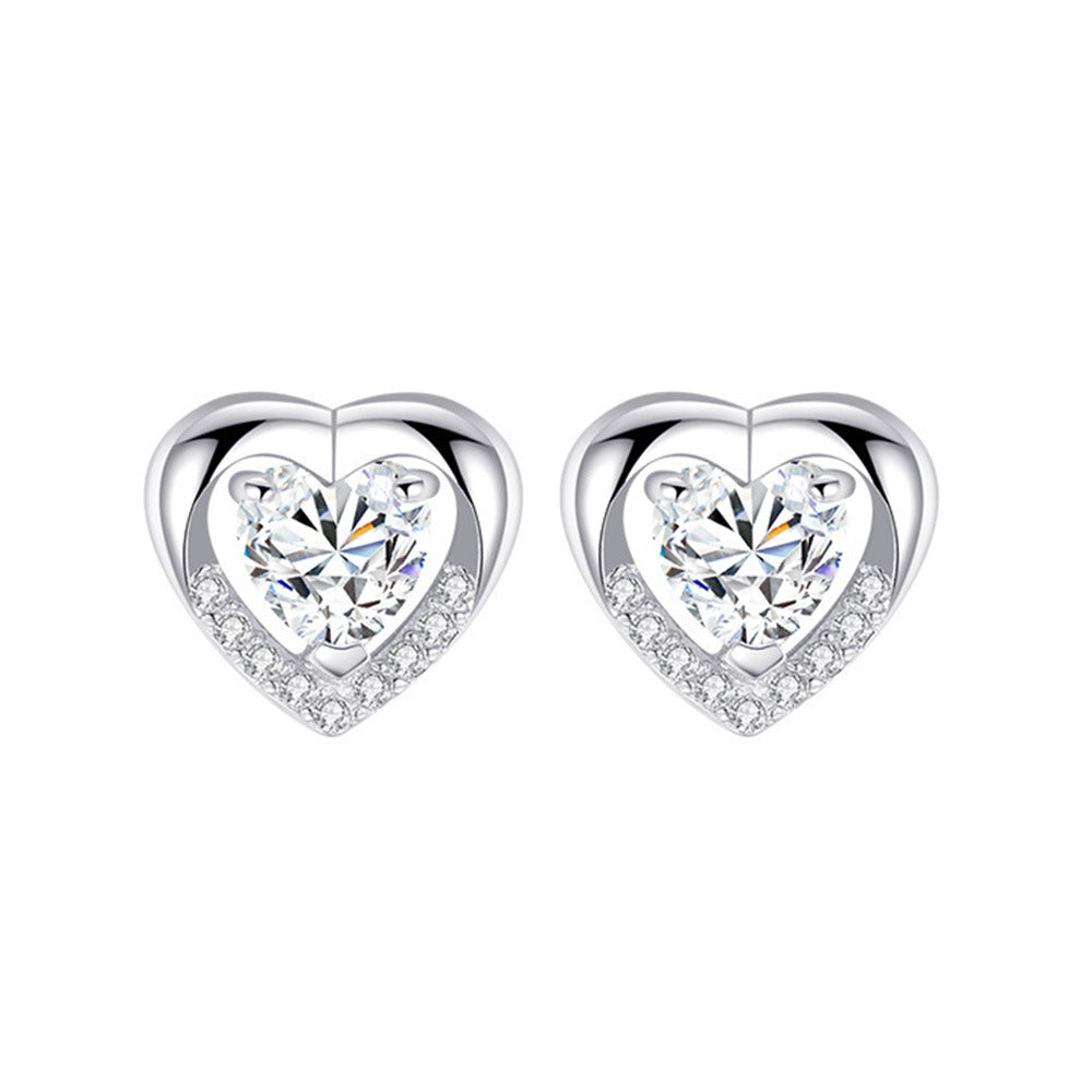 Women's Heart Of Eternity Korean Light Luxury Small Pendants