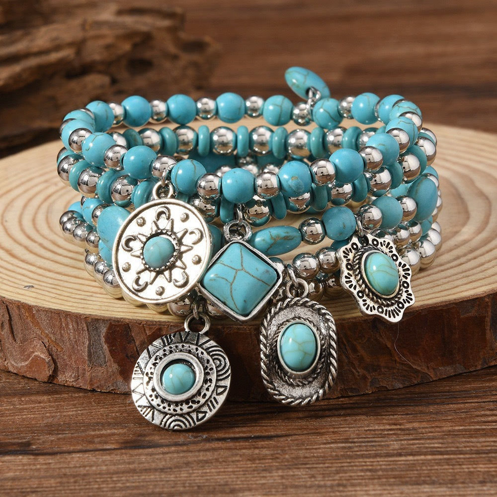 Natural Stone Crystal Personality Fashion Commuter Bracelets