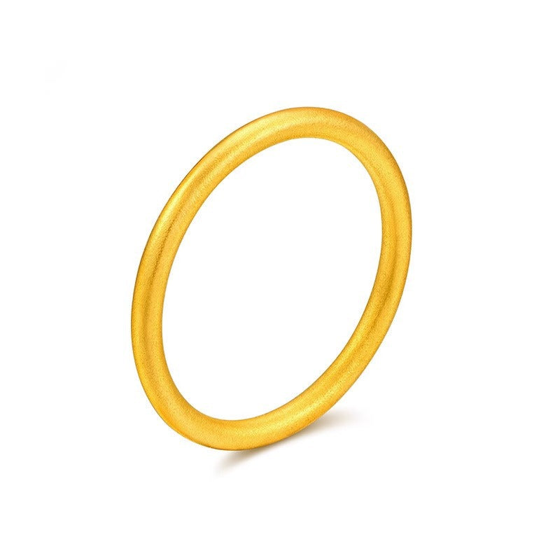 Solid Matte Gold Cold Wind Index Finger Rings