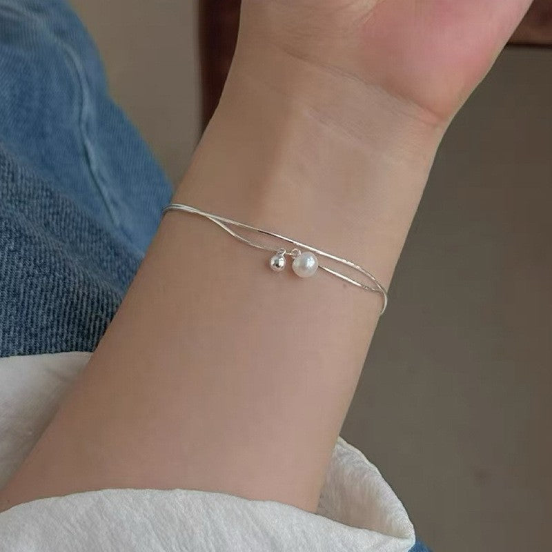 Women's Pearl Brace Lace Light Luxury High-grade Bracelet