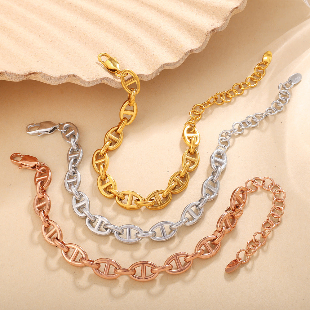 Simple Stylish Personality Collarbone Trendy Design Jewelry Set