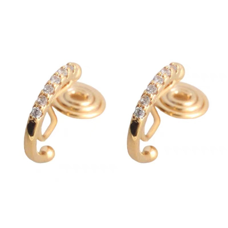 Simple Commute Shaped Semicircle High-grade No Pierced Ear Clip