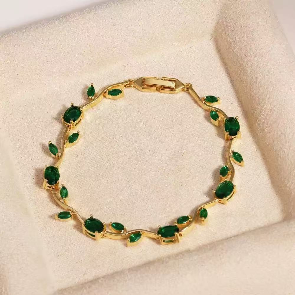 Luxury Style Quality Zircon Light Full Diamond Bracelet