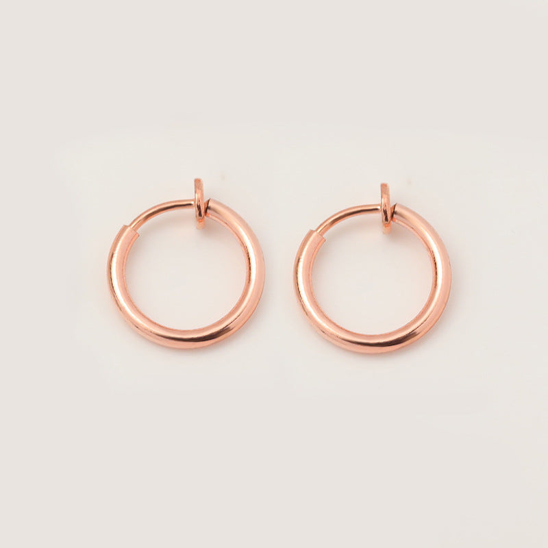 Korean Style Circle Personalized Simple Round Ear Clip