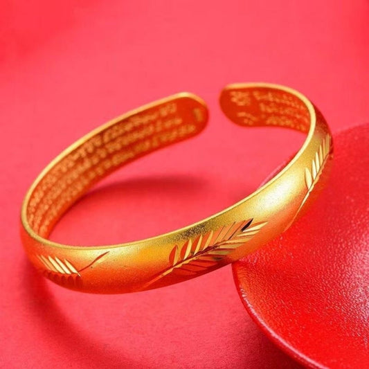 French Sand Golden Night Rich Heart Bracelet