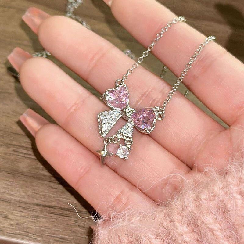 Butterfly Female Style Niche Design Clavicle Chain Personalized Simple Graceful Necklace
