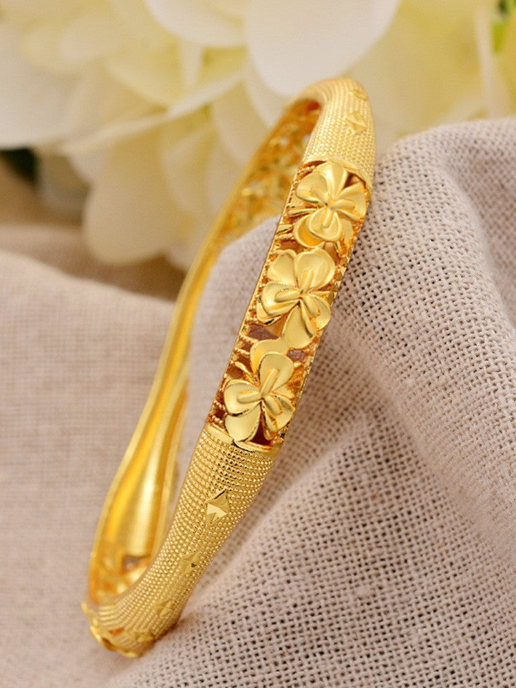 Flower Arab African Ethiopian Moon Embroidery Bracelets