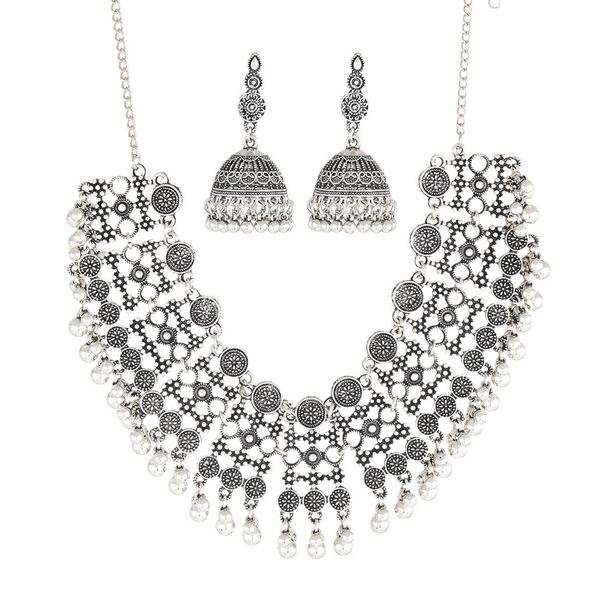 Women's Vintage Exaggerated Personalized Ethnic Style Bohemian Elegant Jewelry Set
