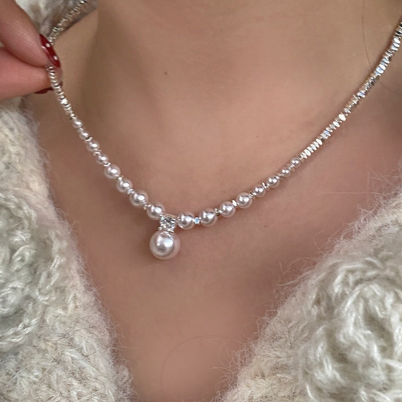 Manta Rose Pearl French Entry Lux Small Pieces Of Sier Necklaces