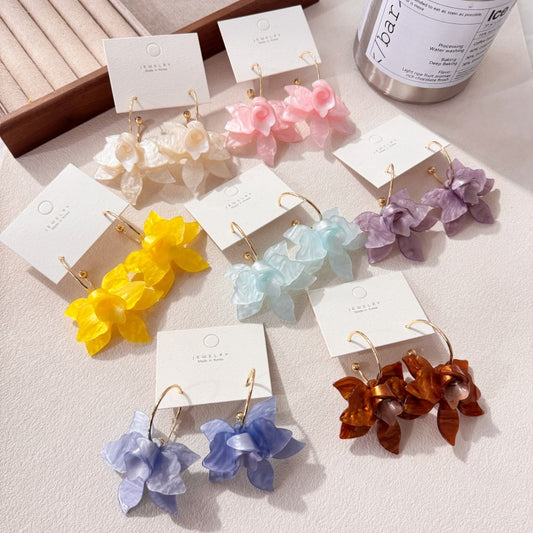 Orchid High-grade Style Gentle Temperamental Minority Rings