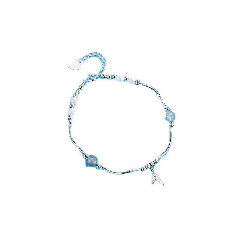 Design leichte Luxus-Sommer-Mondstein-Armbänder für Damen