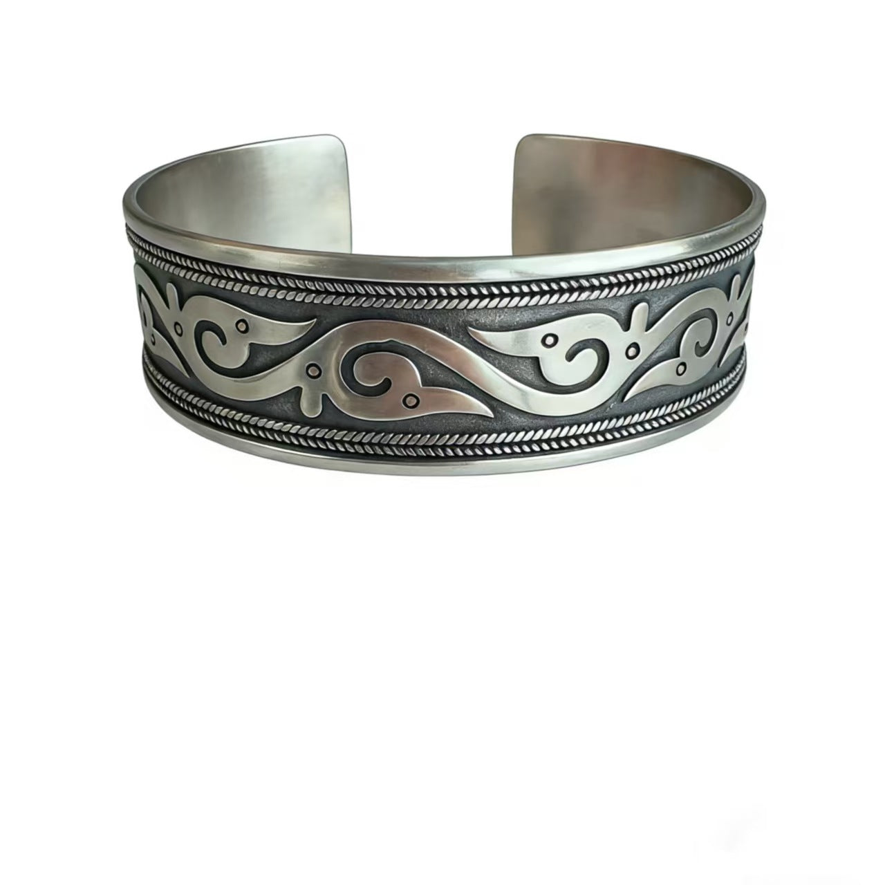 Women's Kazakh Open-ended Horn Pattern Personality Elements Temperament Unique Bracelet