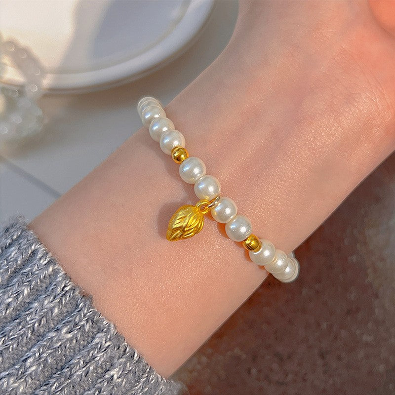 Women's Pearl Brace Lace Light Luxury High-grade Bracelet