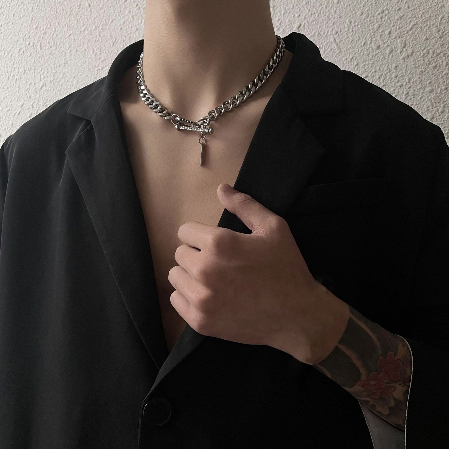 Men's Hip Hop High Street Thick Straps Necklaces