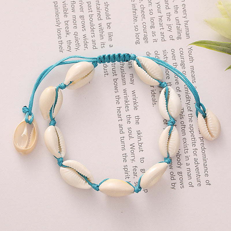 Seaside Style Beach Shell Ocean Woven Bracelets