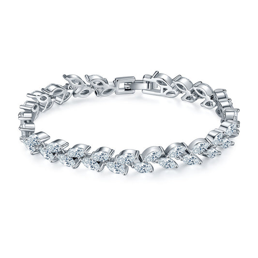 Zircon Rice Grain Female Fashion Crystal Bracelet