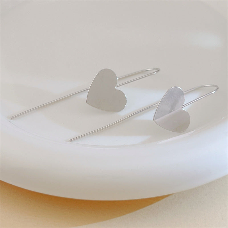 Boucles d'oreilles de haute qualité, Design de niche tendance, Style froid simple