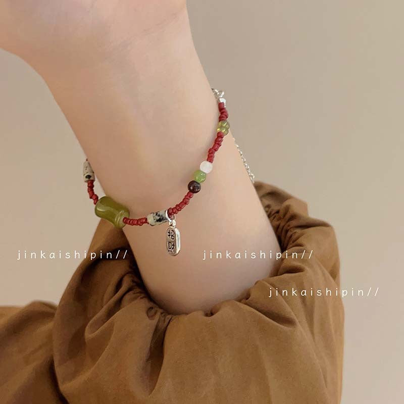 Women's Salt Ice Small String Rich Flower Fashionable Temperamental Good-looking Carrying Bracelet
