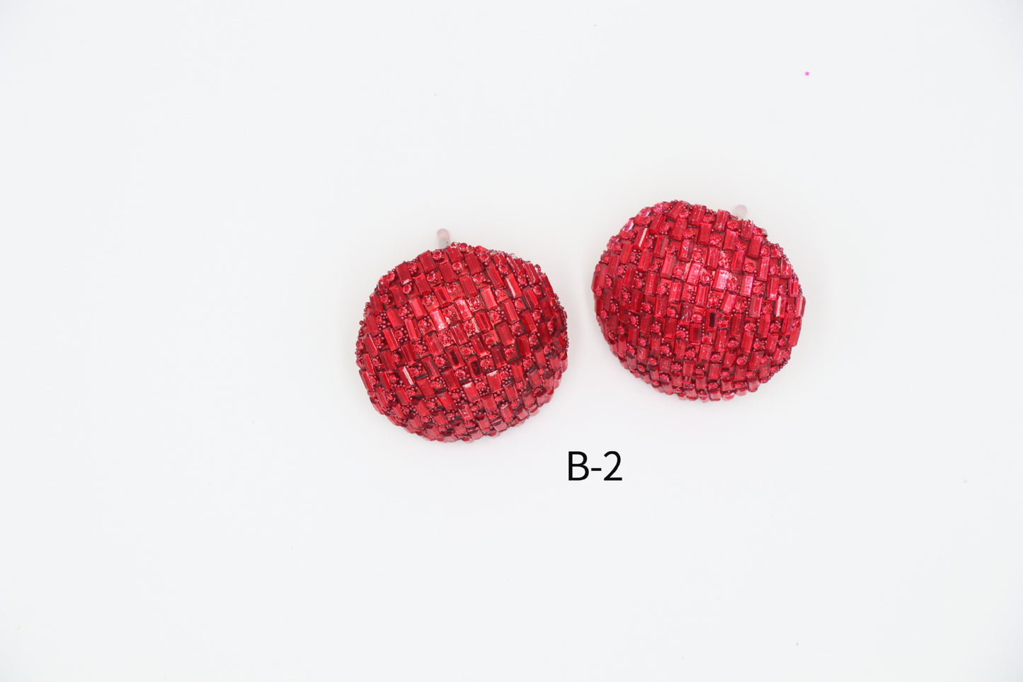Circle Metal Button Ear Elegant Generous Earrings