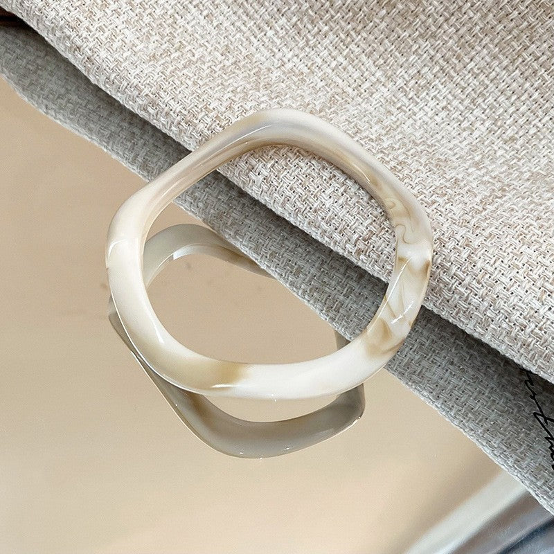Irregular Resin Mori Style Simple Commute Light Bracelets