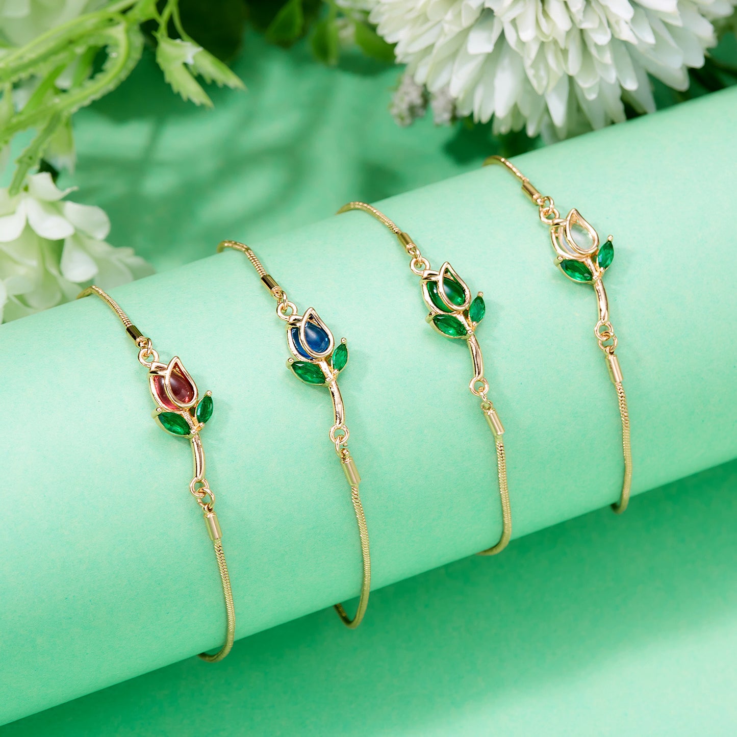 High-grade Tulip Flower Sweet Grace Beauty Bracelets