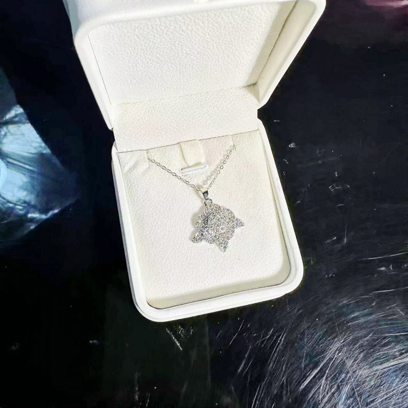 Women's Fashion Luxury Group Diamond Engagement Three-piece Necklaces