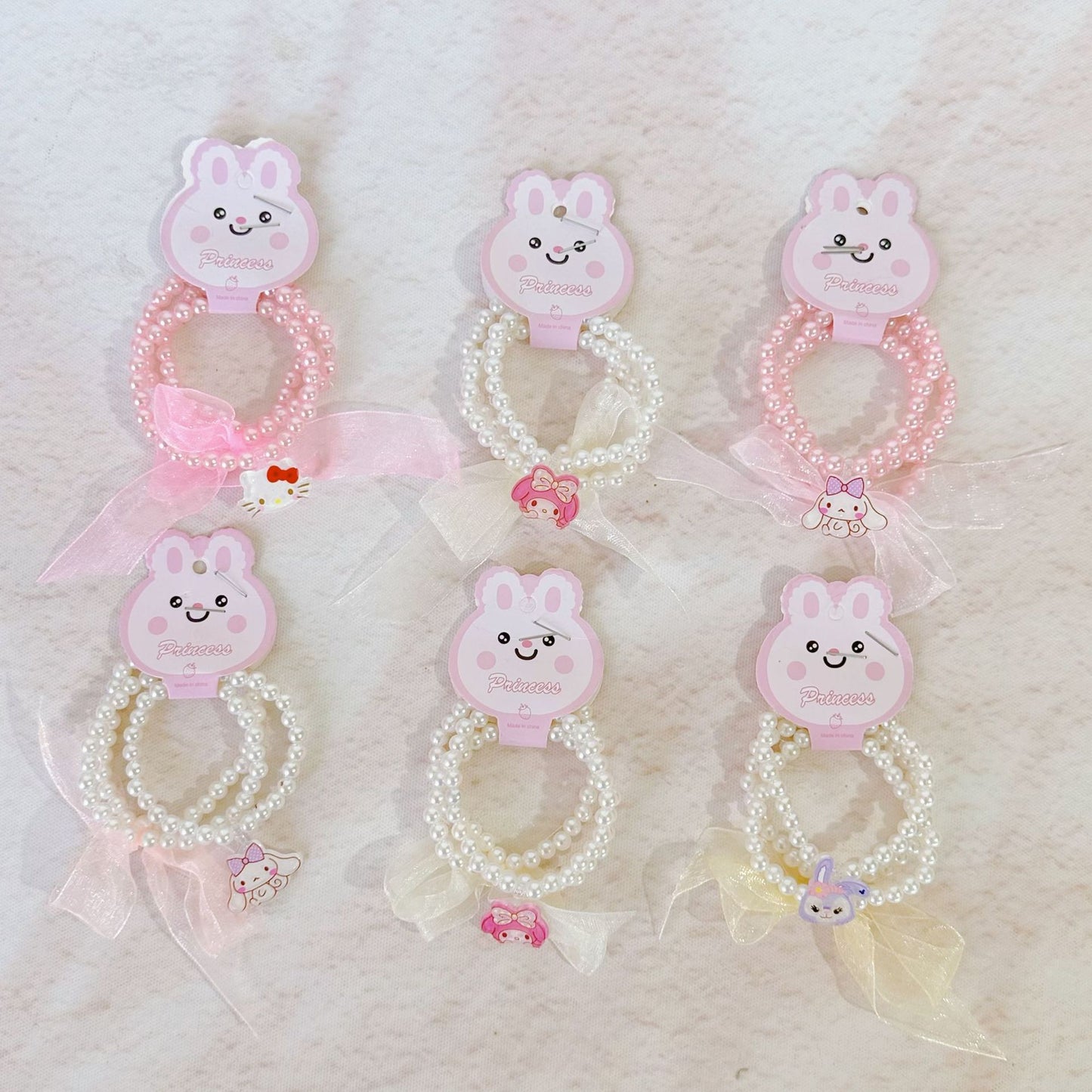 Bracelets de bijoux en forme de clown mignon en perles de dessin animé pour enfants