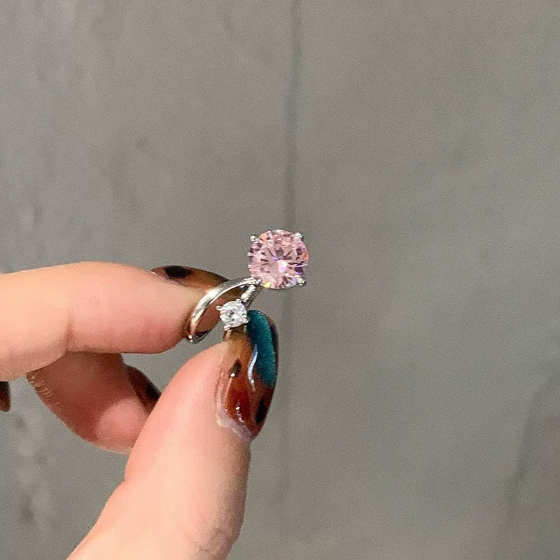 Flash Zircon Female Niche High Sense Temperament Wild Light Luxury Ear Clip