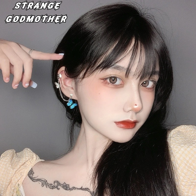 Heart Cold Style Cool Fairy Butterfly Ear Clip