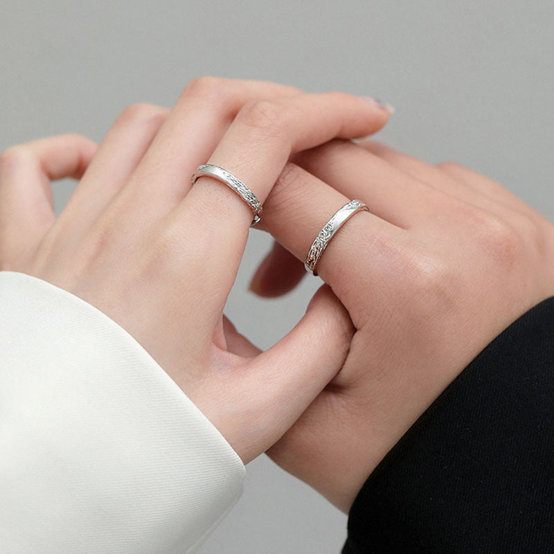 Women's & Men's Glacier Couple Female Simple Niche Index Finger High Sense Ring