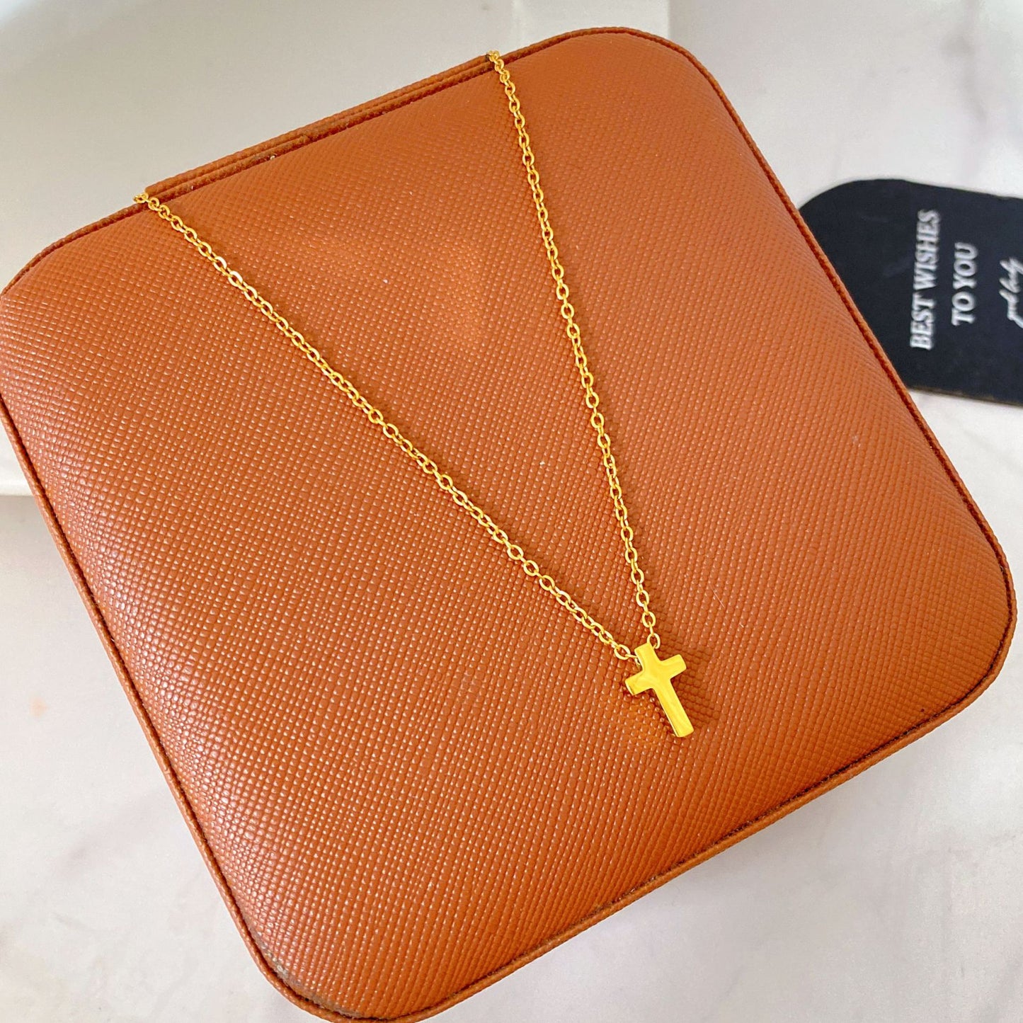 Titanium Steel Cross Fashion Simple Niche High-grade Necklace
