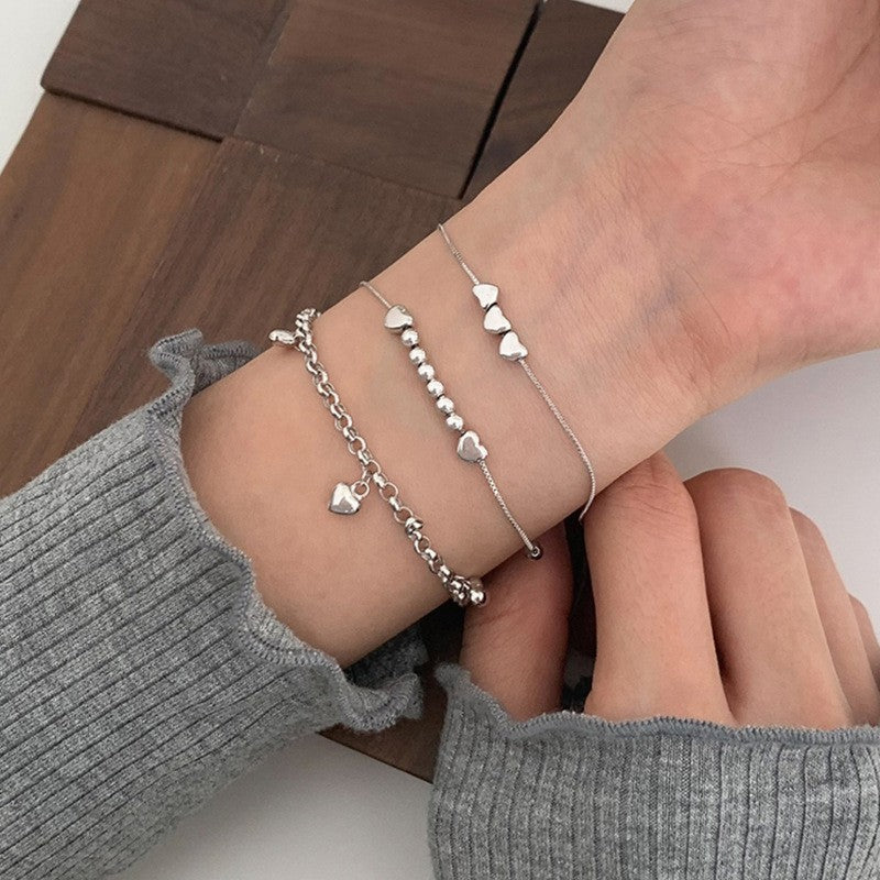 Loving Heart Female Temperament Design Girlfriends Bracelet