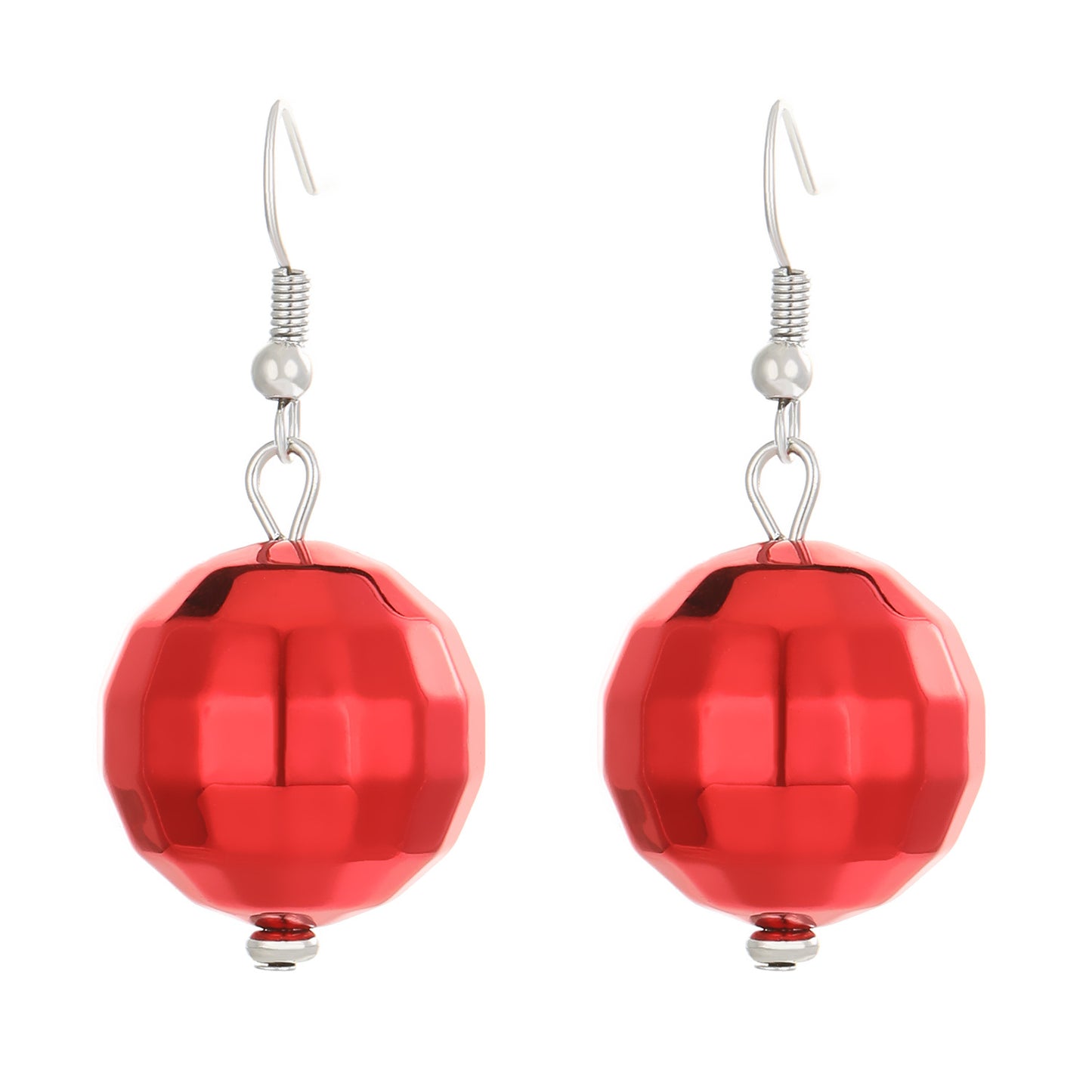 Women's Stylish Round Retro Simple Disco Electroplated Jewelry Set