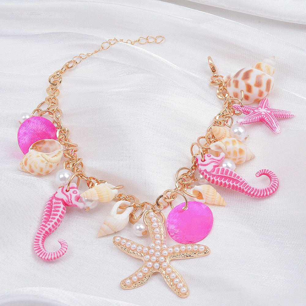 Starfish Bohemian Summer Wind Beach Conch Shell Bracelets