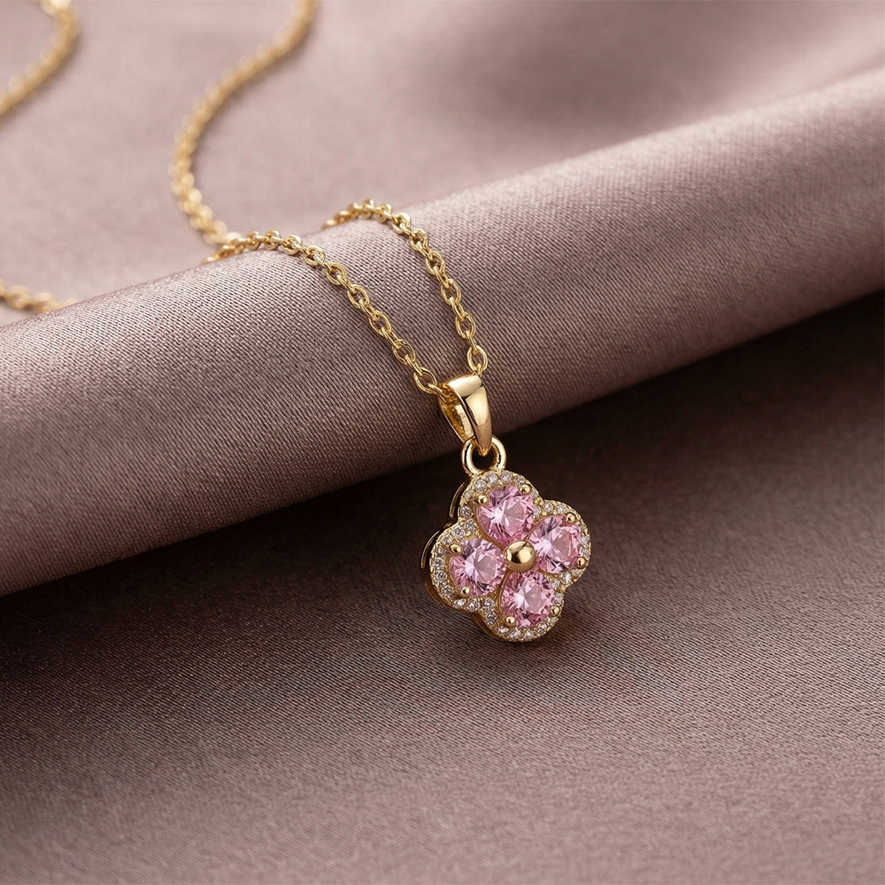 Women's Four-leaf Clover Light Luxury Minority Graceful Necklaces