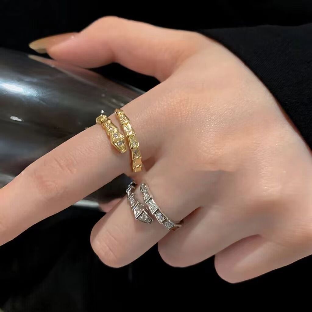 Interest Light Luxury Wind Open Stylish Simple Versatile Index Rings
