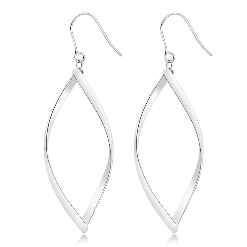 Women's Hook Simple Fashionable Temperamental Geometric Titanium Pendants