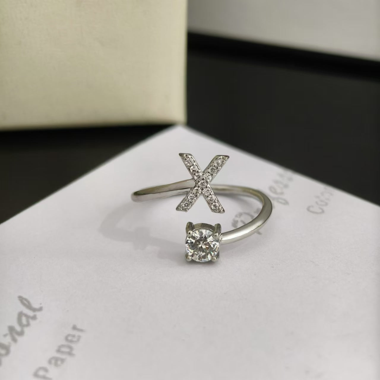 Open Female Your Name My Last English Personality Ring