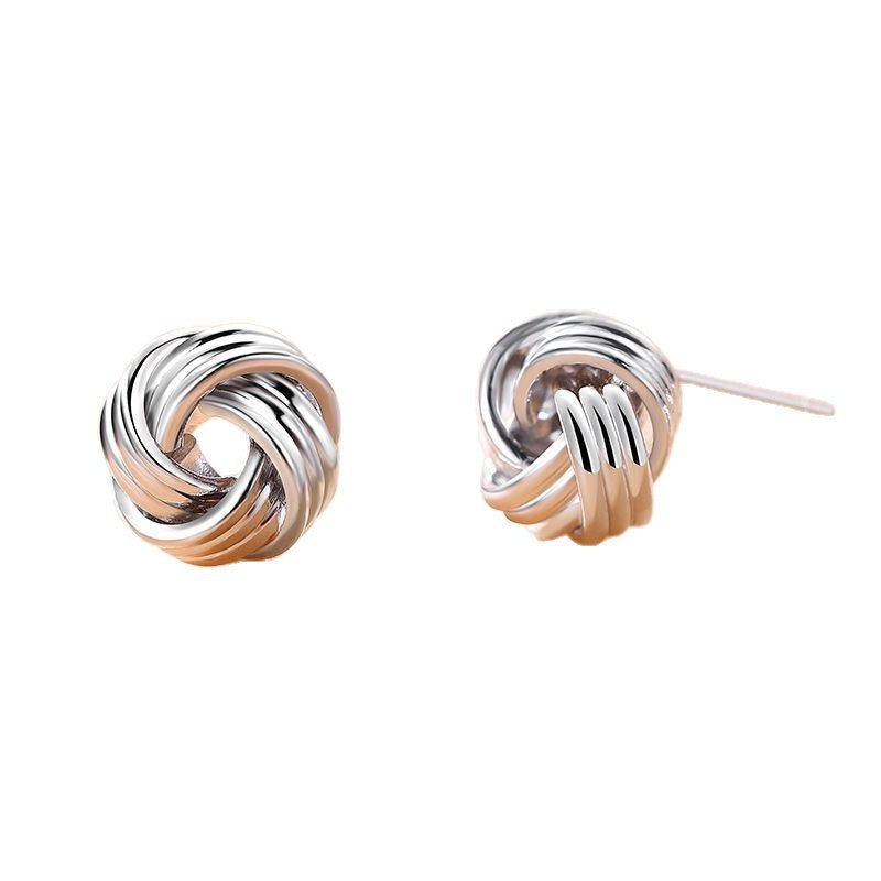 Gentle Temperamental Pearl High-grade Diamond Decorations Niche Stud Earrings
