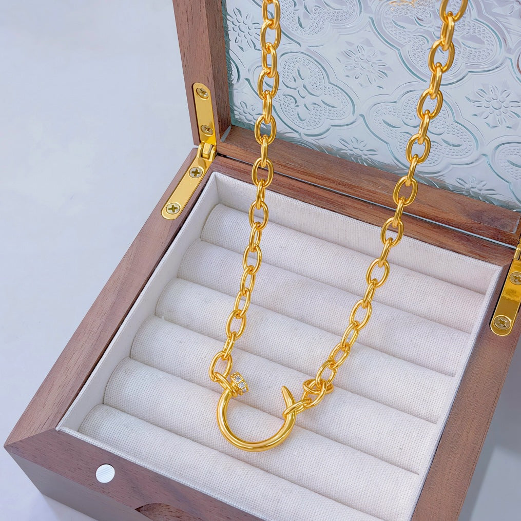 Ginkgo Leaf Variety Retro Affordable Luxury Fashion Design Necklace