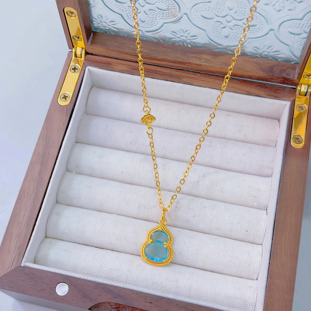 Ginkgo Leaf Variety Retro Affordable Luxury Fashion Design Necklace