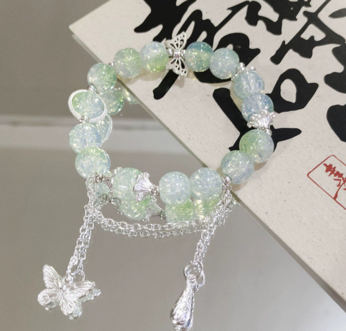 Women's Summer Rainbow Dopamine Fresh Colorful Niche High Bracelets