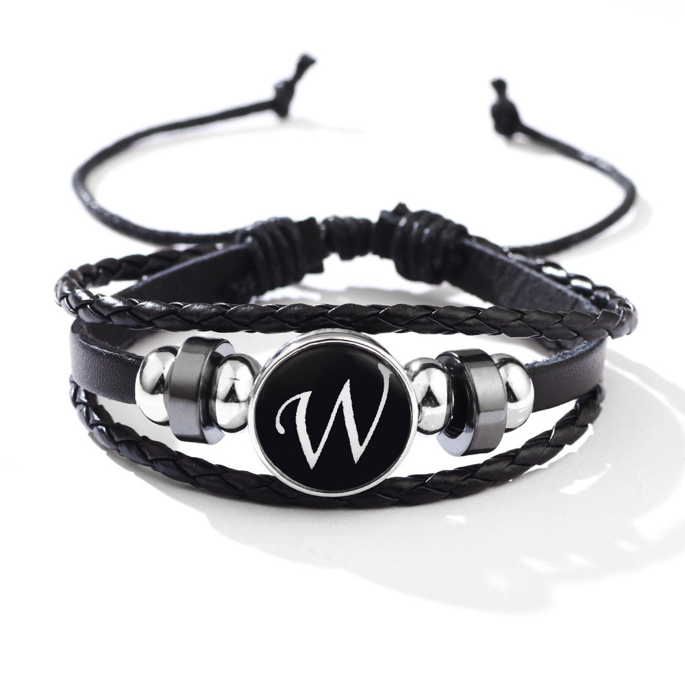 Classic Simple English Letter Personality Fashion Bracelets