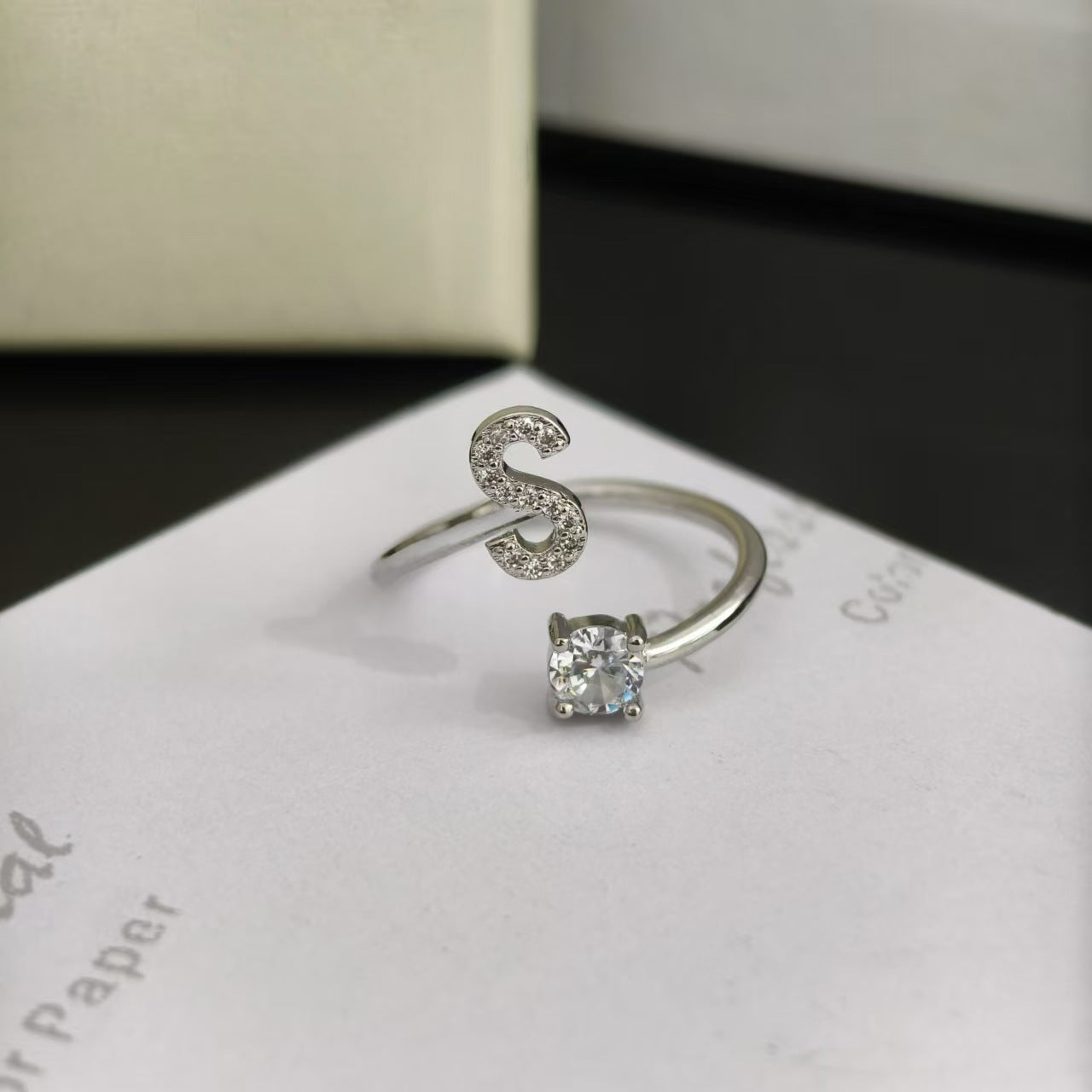Open Female Your Name My Last English Personality Ring