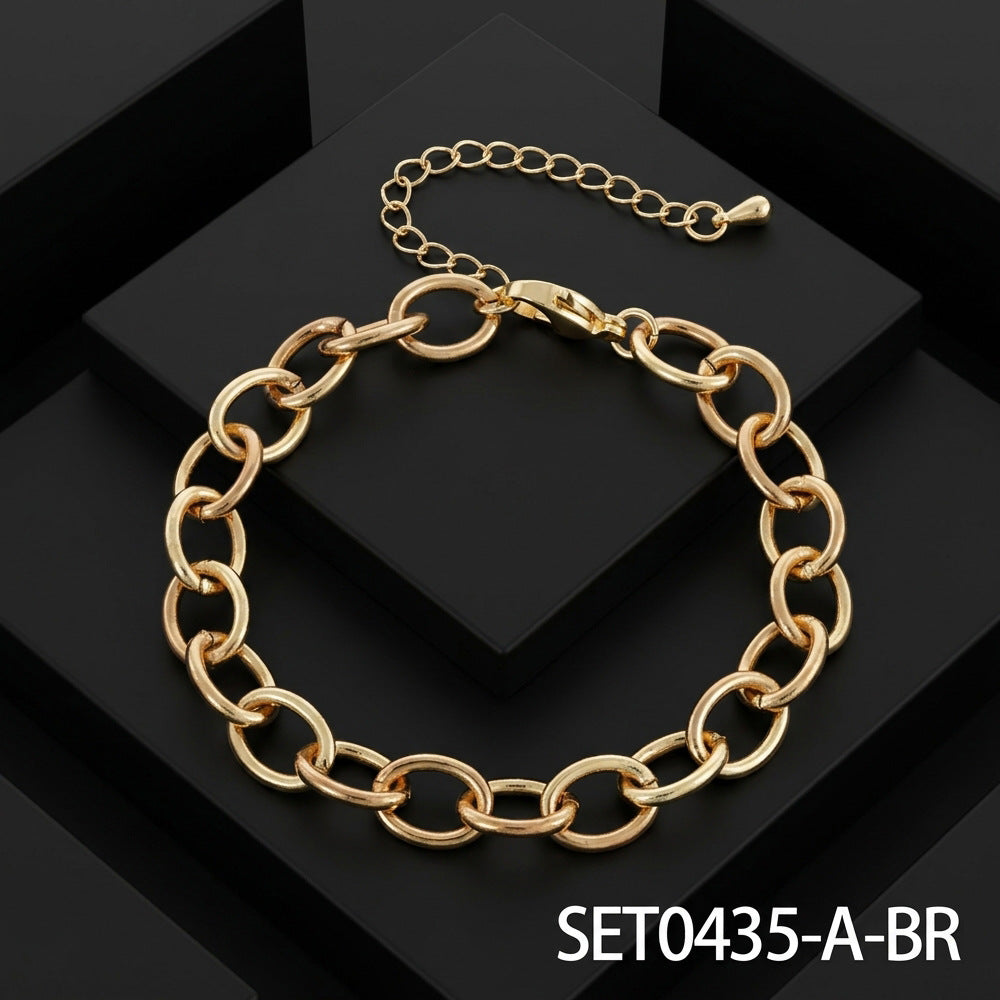 Clip Two-piece Special Interest Light Luxury Style Clavicle Chain Trendy Necklace