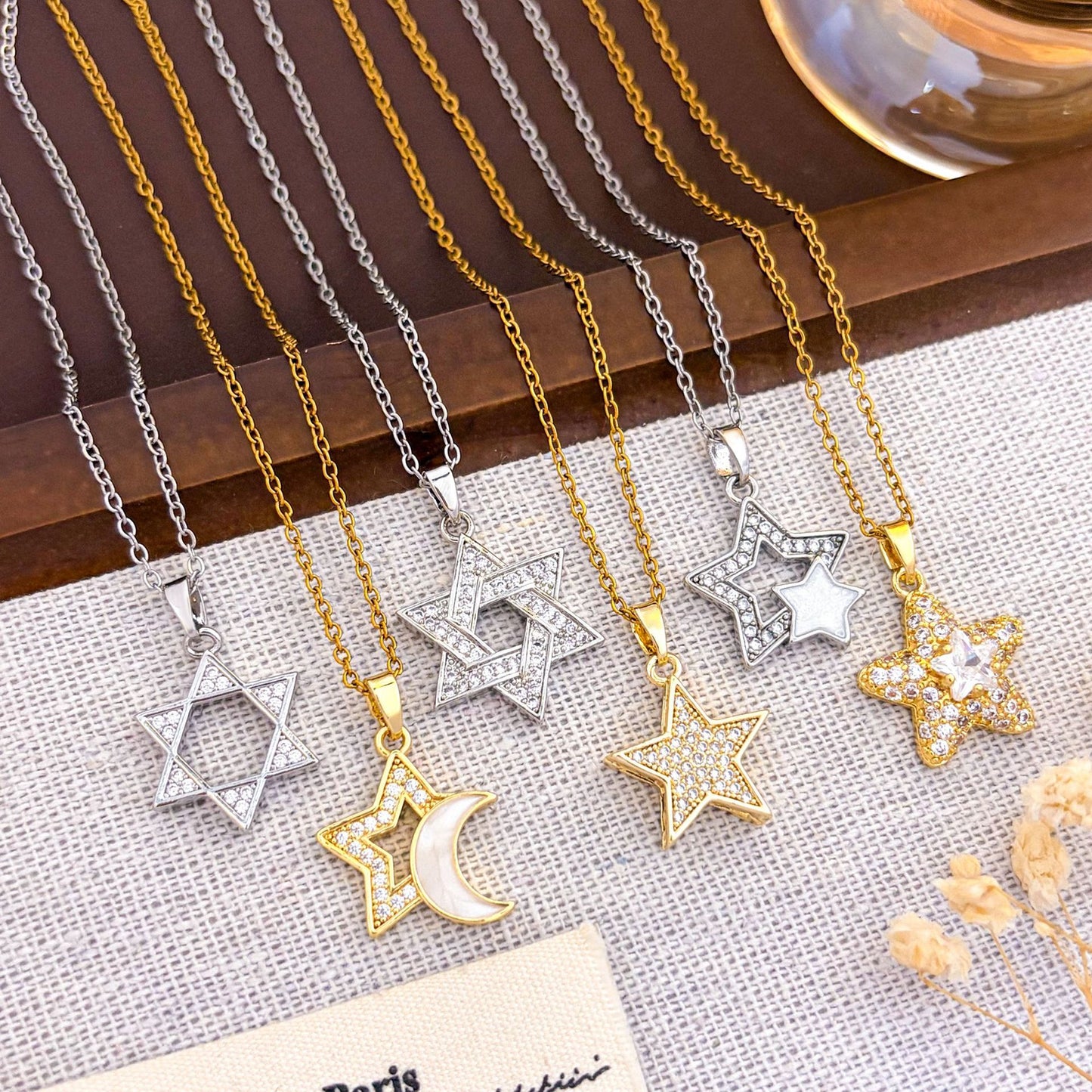 Women's Zirconium Five-pointed Star Exquisite Niche Design Fashion Necklaces