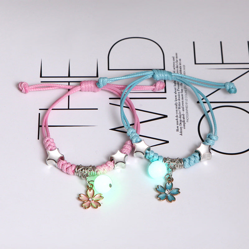 Cute Heart Girlfriends Two Korean Style Bracelets