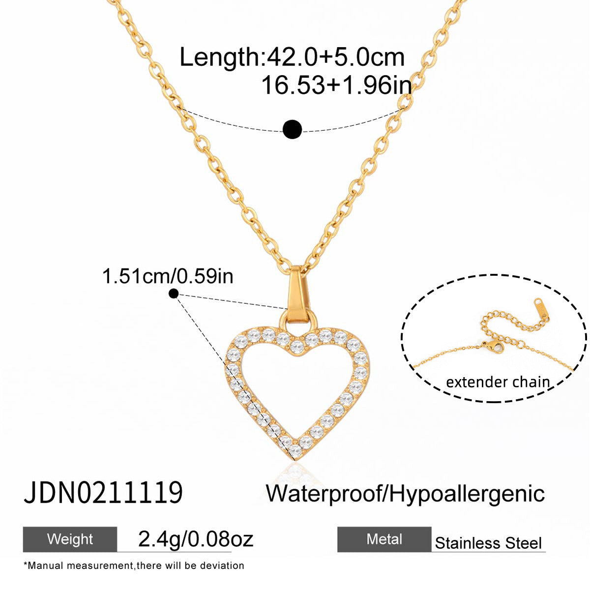 Women's Ding Titanium Steel Zircon Light Luxury Minority Stainless Jewelry Set